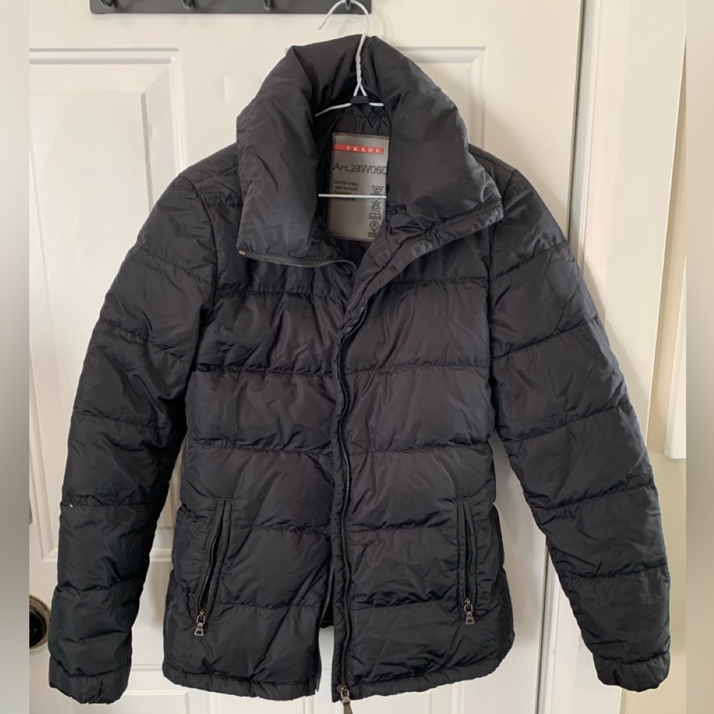 Black Prada Puff Jacket